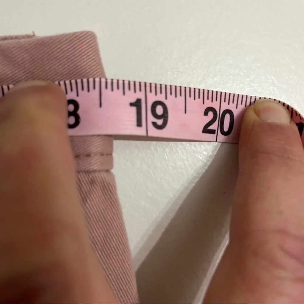 Banana Republic Aiden‎ Shorts Casual Chino Men's Size 36 Flat Front Light Pink